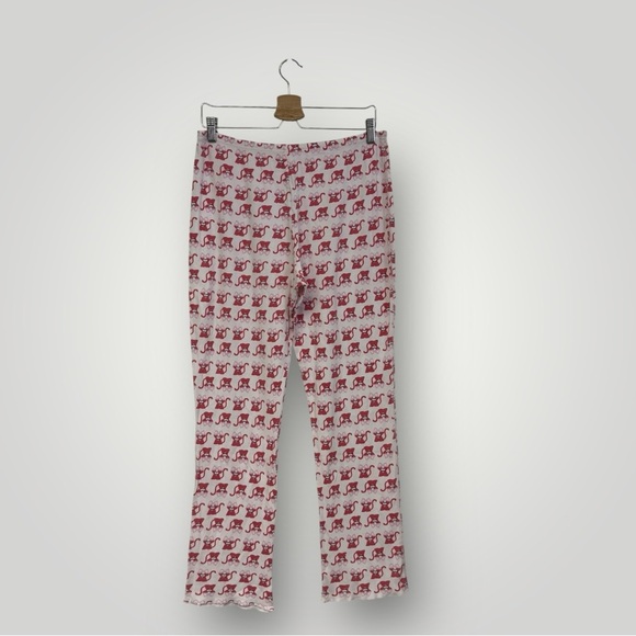 Roberta Roller Rabbit Pink Red Cats Sz M - Picture 5 of 5